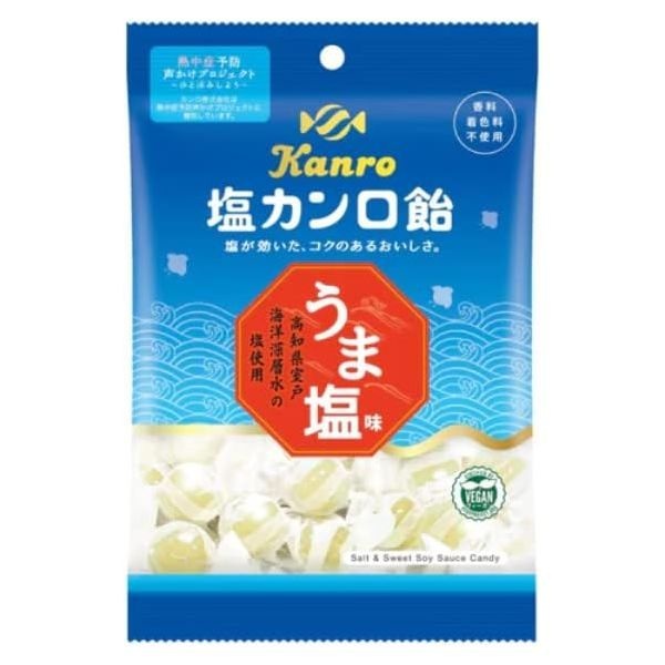 칸로 시오 아메 일본 소금 캔디 140g x 6개