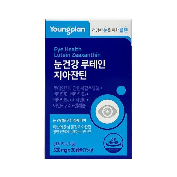 영플랜 눈건강 루테인 지아잔틴 500mg x 30캡슐 영진