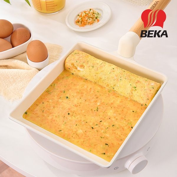 베카 [베카] 블랑우드플러스 인덕션겸용 큰사각 계란말이팬