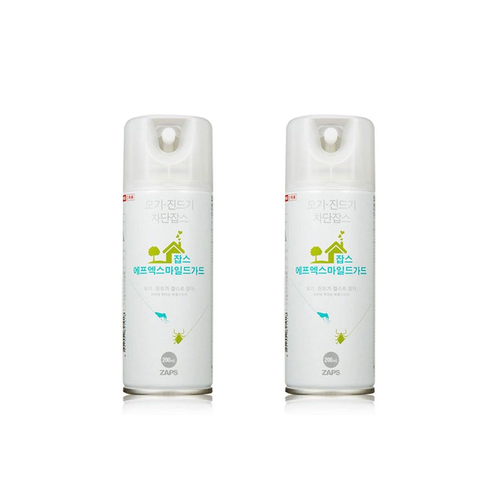 잡스 FX마일드가드 200ml x 2개 모기 야생진드기 해충퇴치제