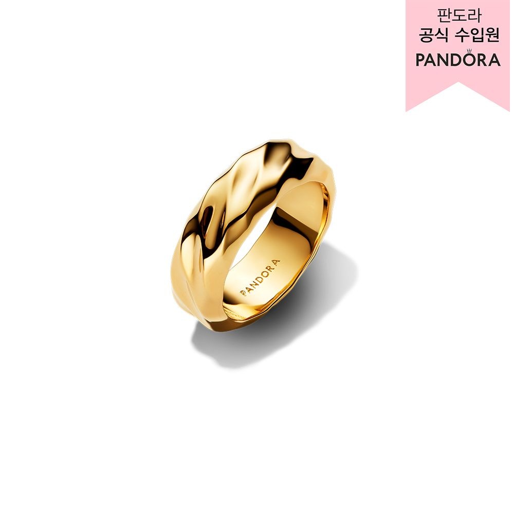 백화점 보증서 제공] 리플드 와이드 밴드 링 163886C00