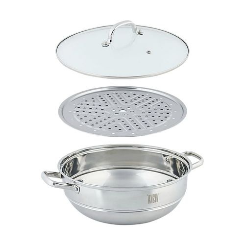 스테인리스 304 34cm 찜솥 냄비 세트 DOCP-0647