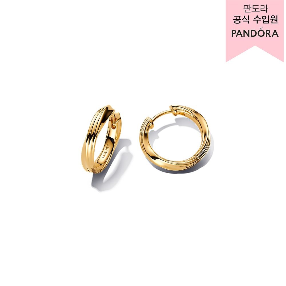 [롯데백화점] 판도라 [백화점 보증서 제공] 트위스티드 후프 이어링 263878C00