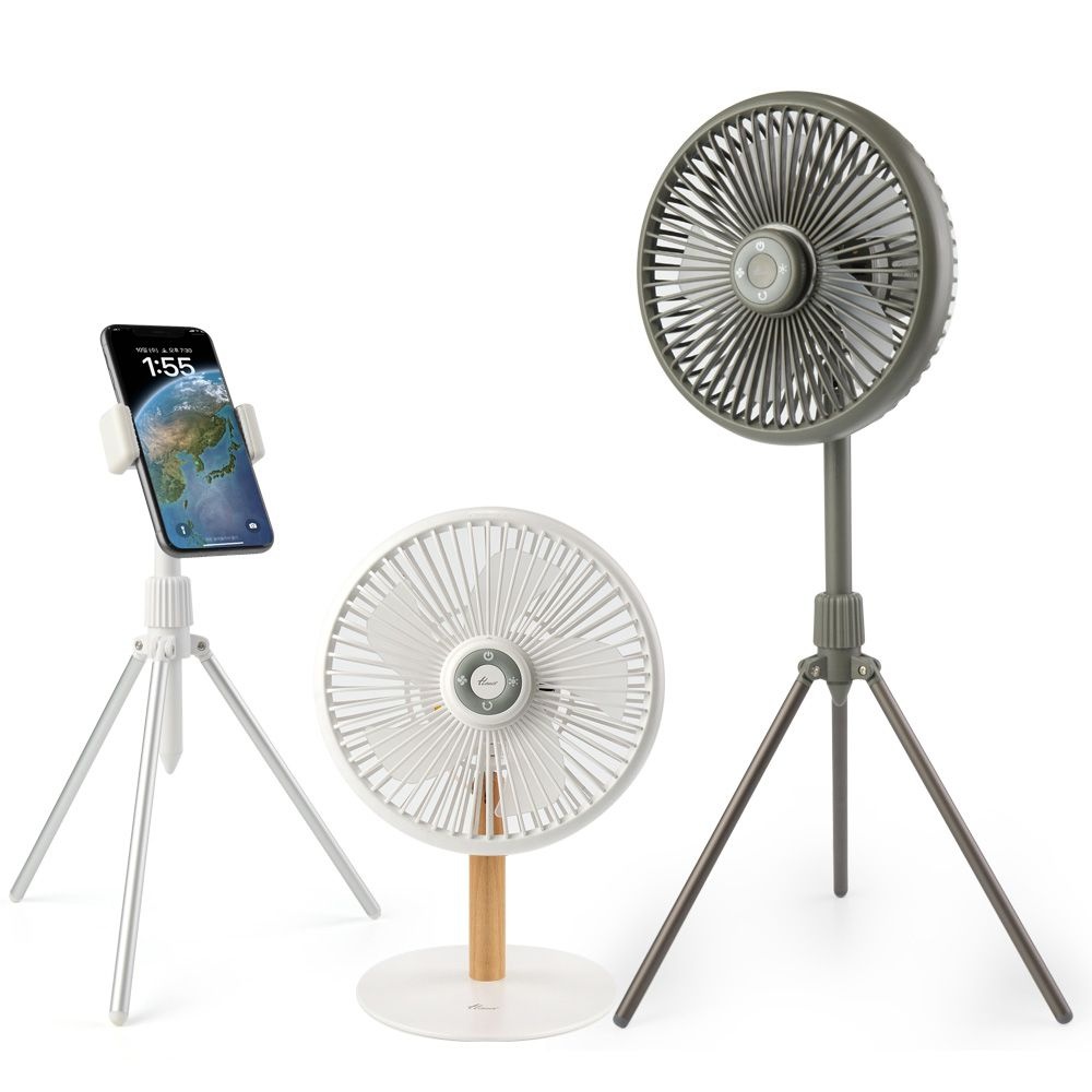 한일 저소음 BLDC 삼각대 무선선풍기/탁상용선풍기 미니 소형 캠핑선풍기 휴대용선풍기