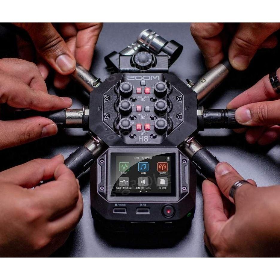 [해외] 줌 ZOOM H8 레코더 핸디 유튜브 방송장비 녹음기 마이크