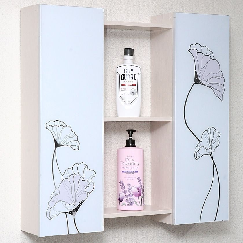 국산 조립 와이드 PS 꽃띠앙800 연결 욕실장 욕실수납장 욕실선반