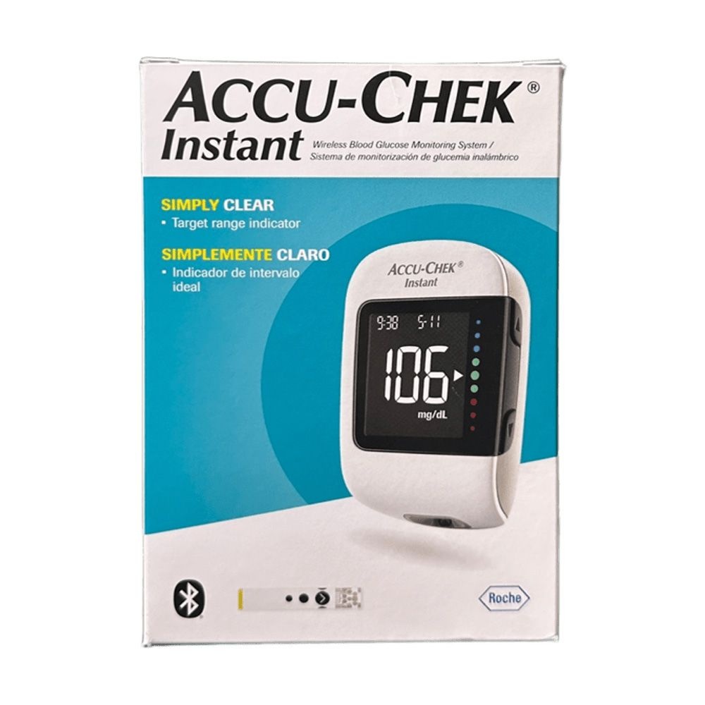 한국로슈진단(주) 아큐첵 인스턴트 블루투스 혈당측정기 (혈당계+검사지10개 + 채혈기1개 + 란셋10개)