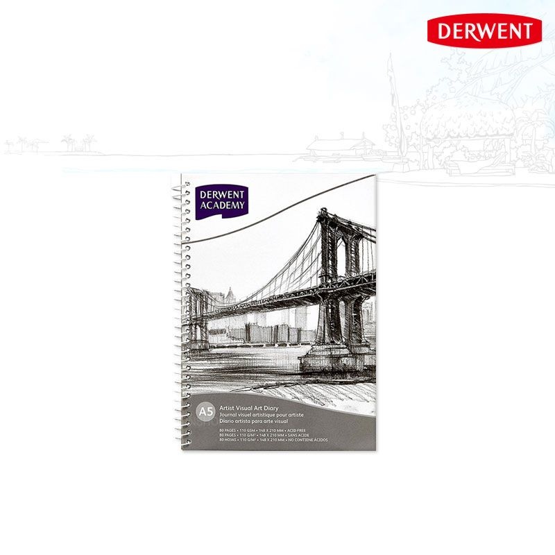 더웬트 더웬트 아카데미 보드커버 스케치북 A5 110g 80매 인물/A5스케치북/A5드로잉패드/A5스케치패드