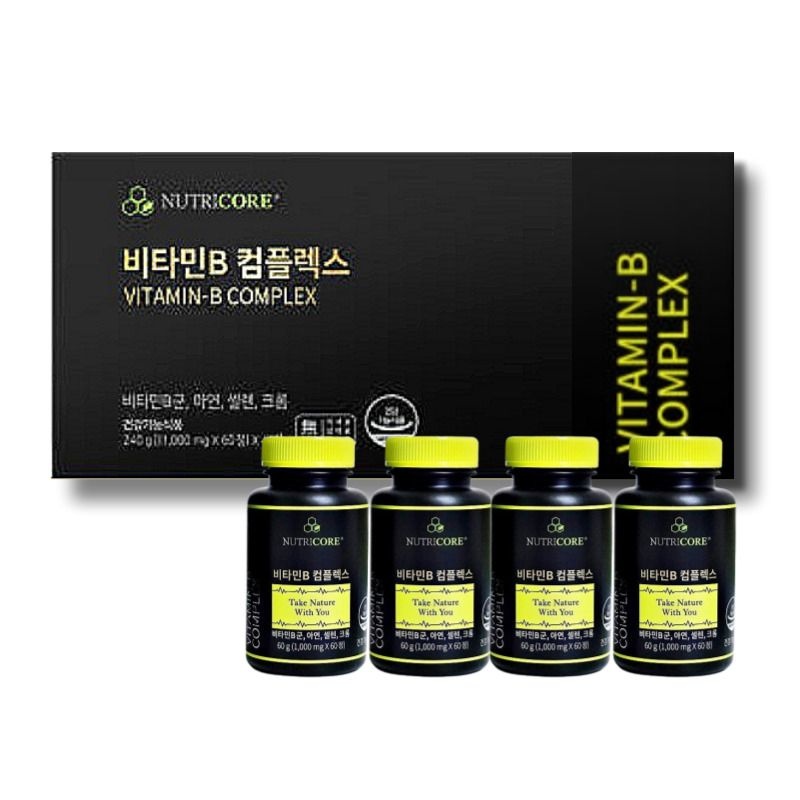 뉴트리코어 비타민B 컴플렉스 1박스( 3+1개입 )