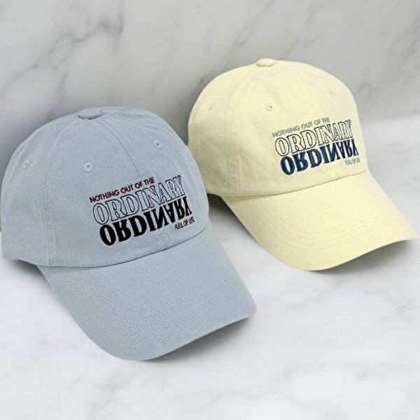옷자락 [옷자락]남녀 공용 배색 영문자 패스트 캠퍼스 스타일 볼캡 모자
