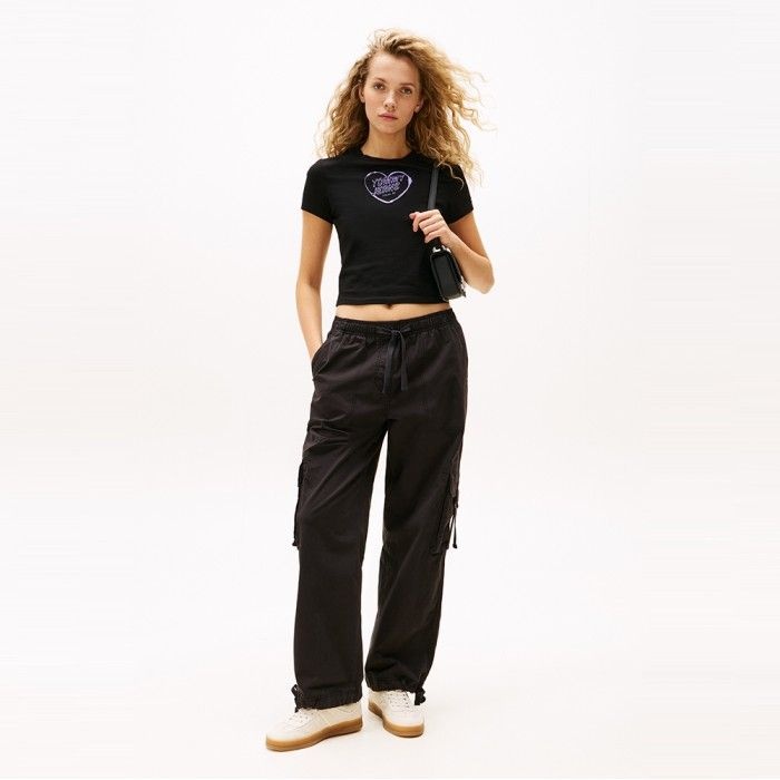 타미진스 [공식][아울렛52%] 엘라스틱 카고 팬츠 T32F6WPC15TWT1BDS (정상가:179,000원)