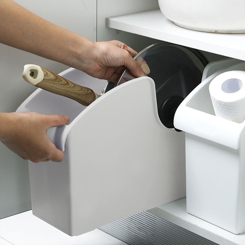 홈앤센스 리빙템 수납정리함(그레이) 싱크대수납함 리뷰체험단