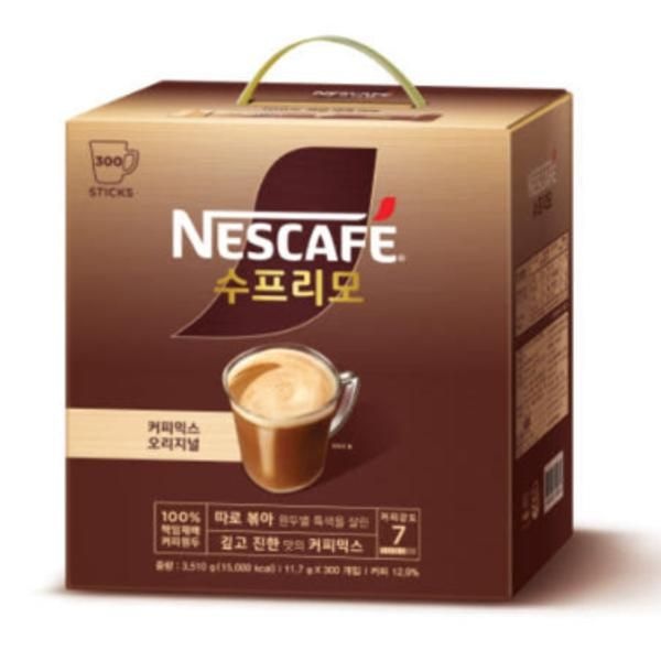 수프리모 오리지널 커피믹스 300T | 네스카페 | 캠핑장 여행 아라비카 신선한원두 홈카페 진하고 깊은맛 프리미엄