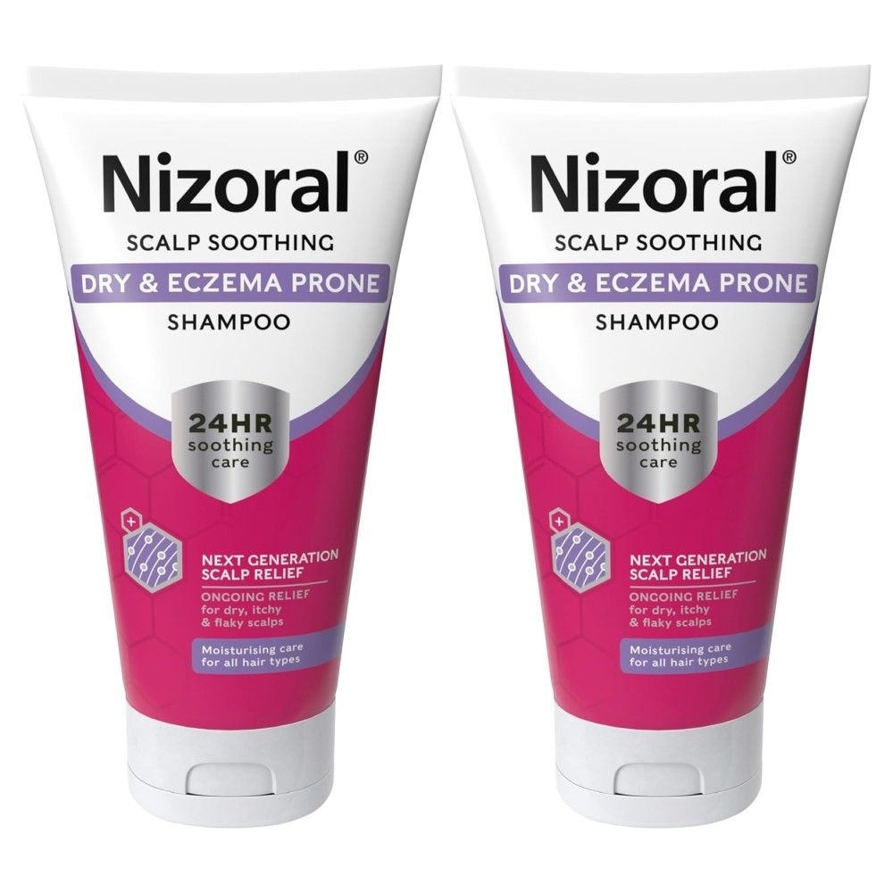 [해외] Nizoral 니죠랄 스칼프 수딩 드라이 앤 엑제마 프론 샴푸 200ml 2개