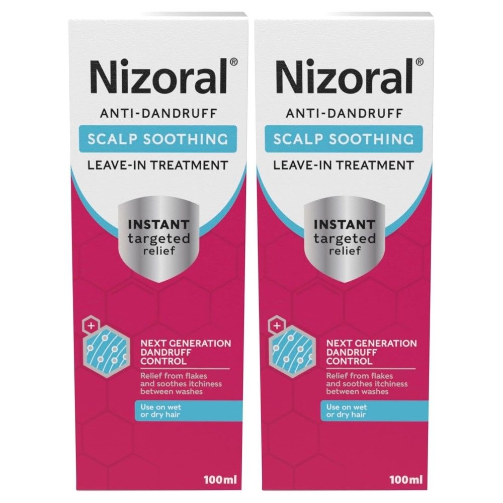 [해외] Nizoral 니죠랄 안티 댄드러프 스칼프 수딩 리브 인 트리트먼트 100ml 2개