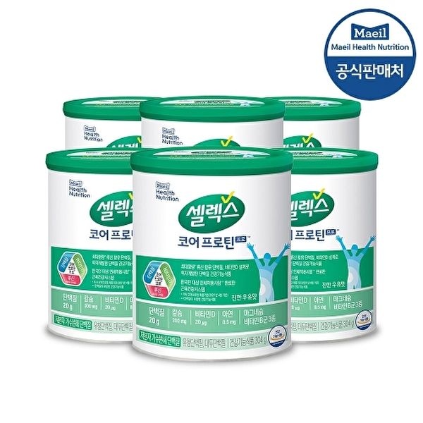[매일유업]매일 셀렉스 코어 프로틴 프로 304g 6캔