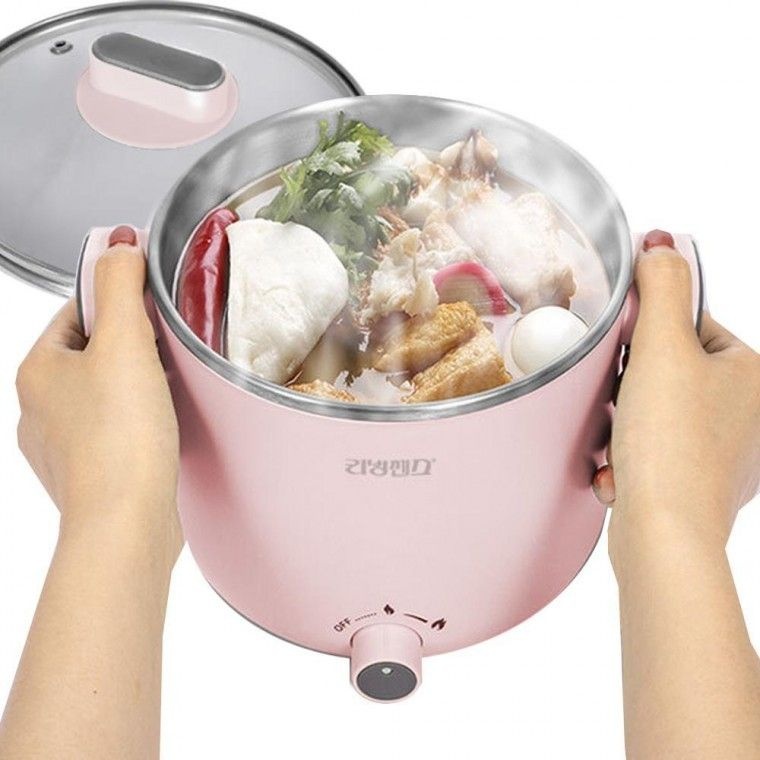 아이템코리아 신상  리빙 센스 라면 포트 전기냄비 쿠커 1.5L