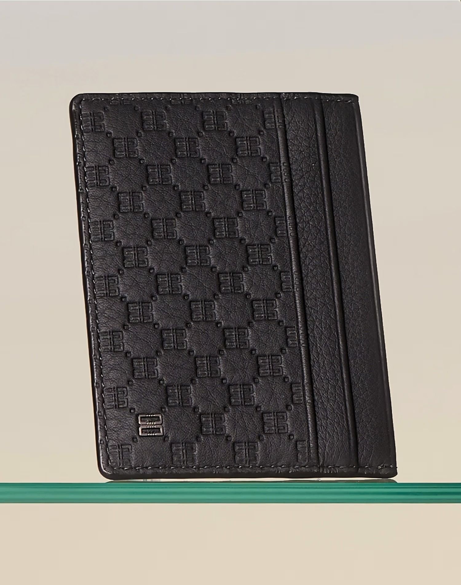 닥스 DAKS 블랙 수입가죽 루이스 엠보 DD 패턴 카드지갑 DBHO5F369 575848