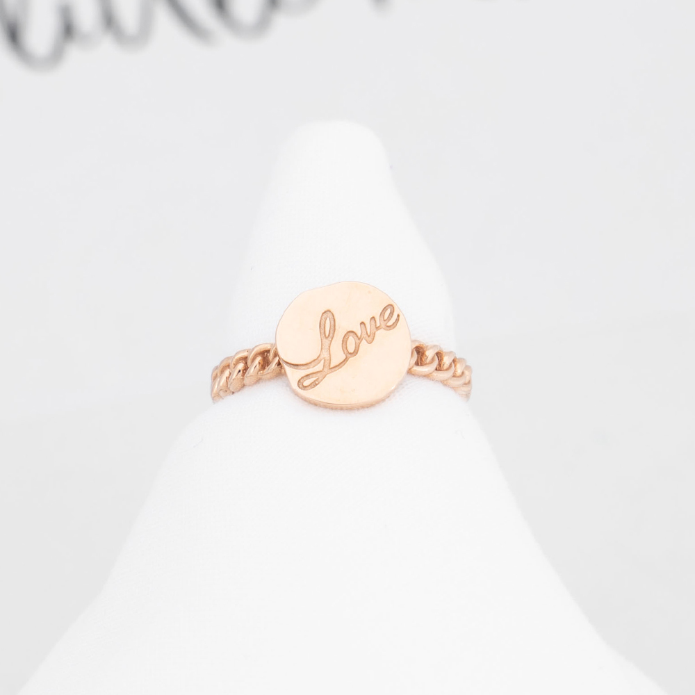 14k 포러비 코인 반지