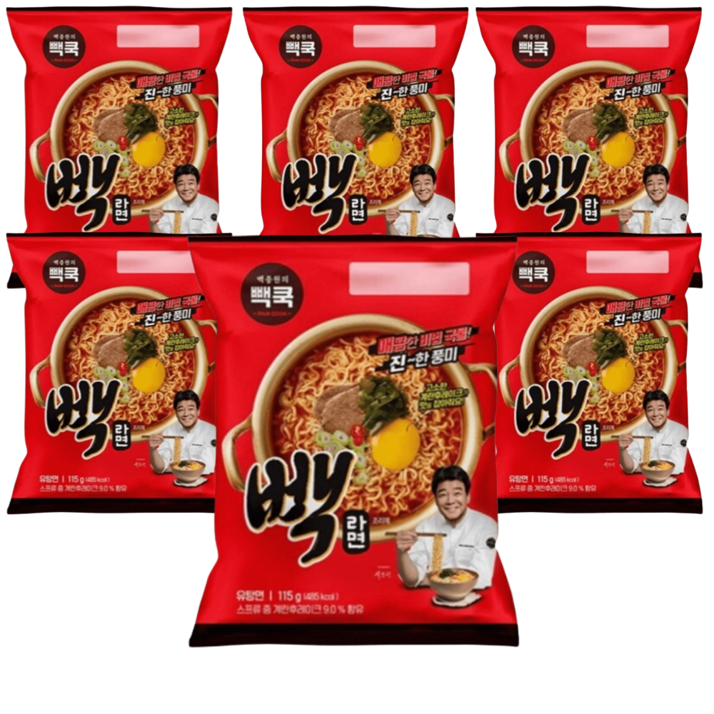 빽라면 백종원라면 백라면 4봉 8봉 16봉