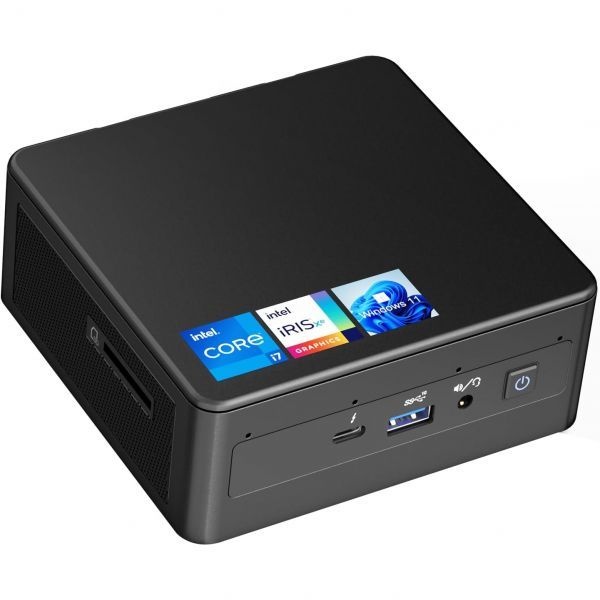 [해외] 인텔 NUC 11 NUC11PAHi7 Panther Canyon 미니 PC i7-1165G7 16GB RAM 512GB SSD 8K WiFi 6 4K 쿼드 디스플레이 블루투스 5 Thunderbolt 3 지원