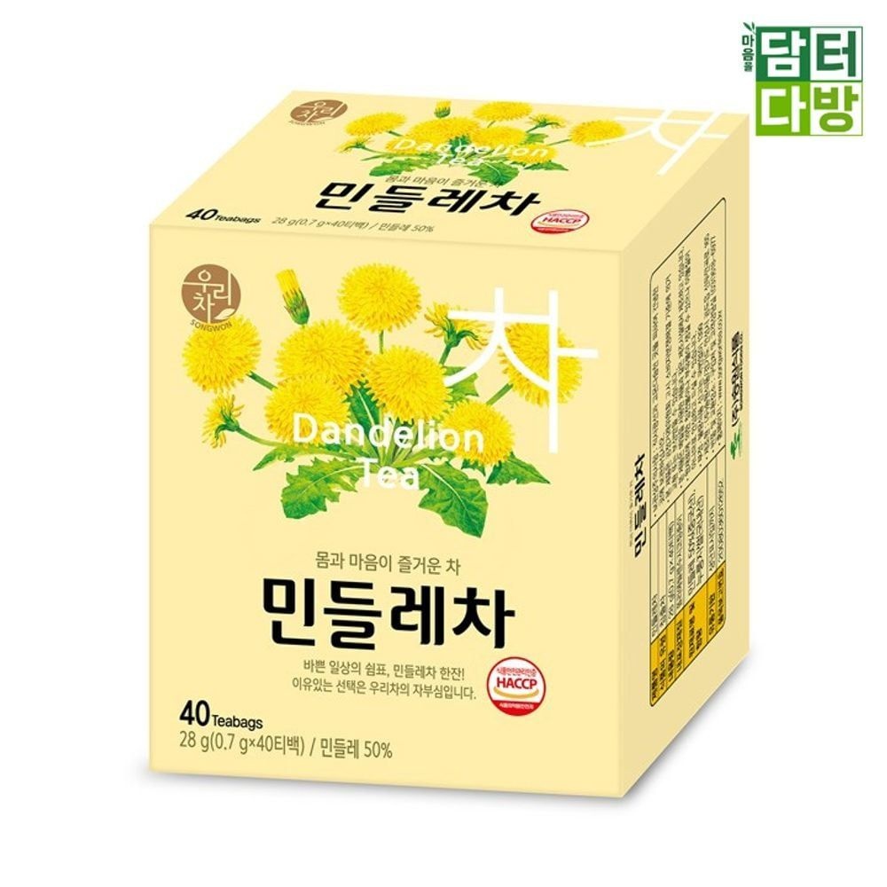 송원식품 민들레차 40티백 송원