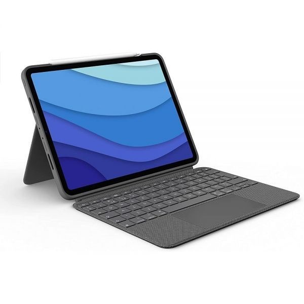 [해외] 로지텍 콤보터치 iPad Pro 11인치 1세대 2세대 3세대 4세대 2018 2020 2021 2022 키보드 케이스 분리형 백라이트 트랙패드