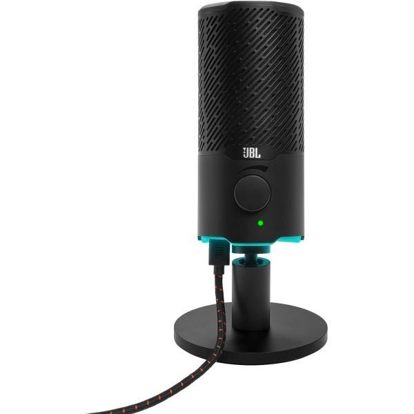 JBL [해외] JBL Quantum Stream:스트리밍 녹음 및 게이밍 듀얼 패턴 프리미엄 USB 마이크