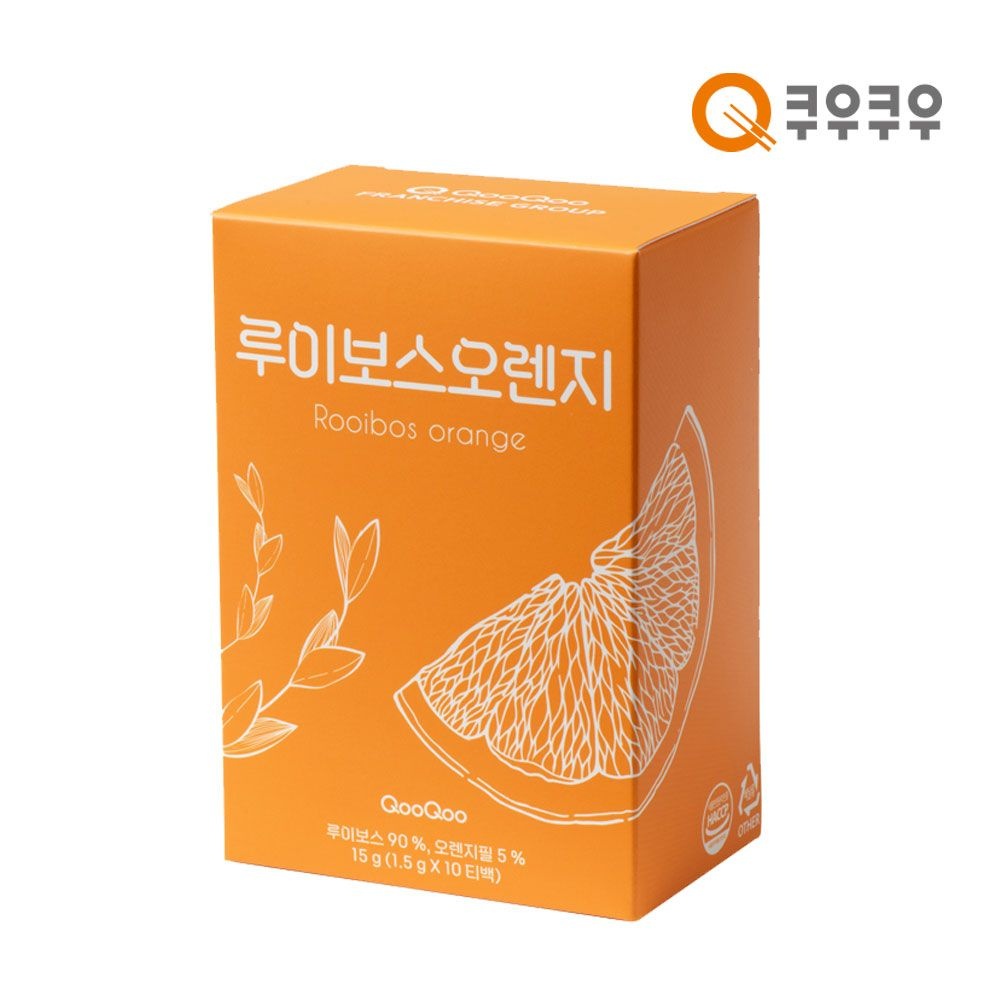 쿠우쿠우 향긋한 위로 루이보스 오렌지 10티백