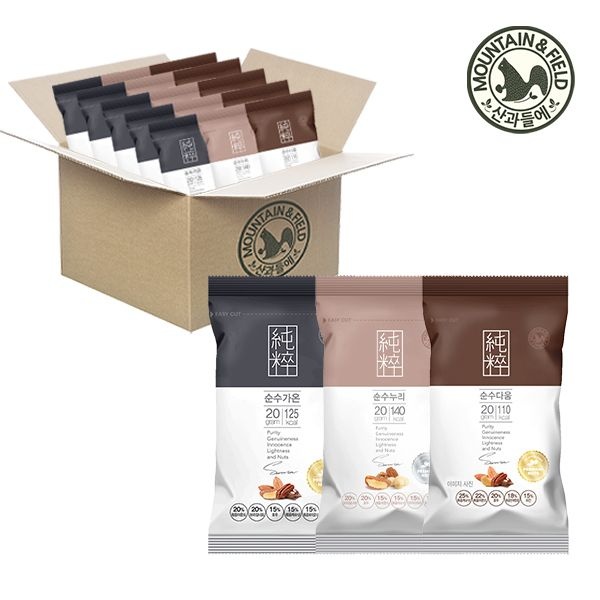 (주)산과들에 산과들에 [산과들에] 순수견과 가온30봉+누리30봉+다움30봉 (총90봉)