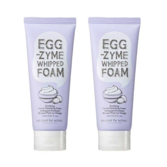 투쿨포스쿨 에그 엔자임 파우더 휩 클렌징폼 150g X2