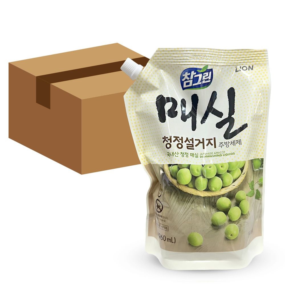 참그린 매실 청정 설거지 주방세제 리필 1kg 10개