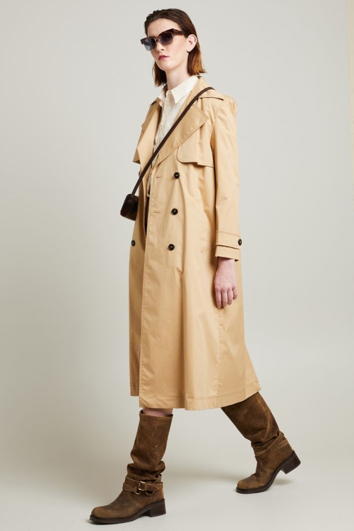 [해외] 막스마라 아울렛 인트렌드 벨트 롱 트렌치코트 베이지 DEMETRA 889441 [관부가세포함가]