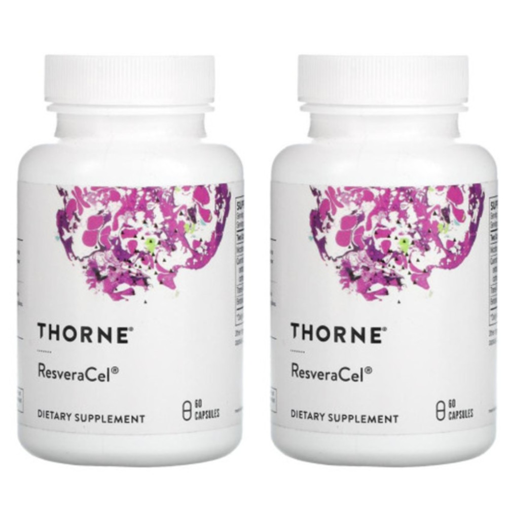 Thorne  ResveraCel 쏜리서치 레즈베라셀 60캡슐 2팩