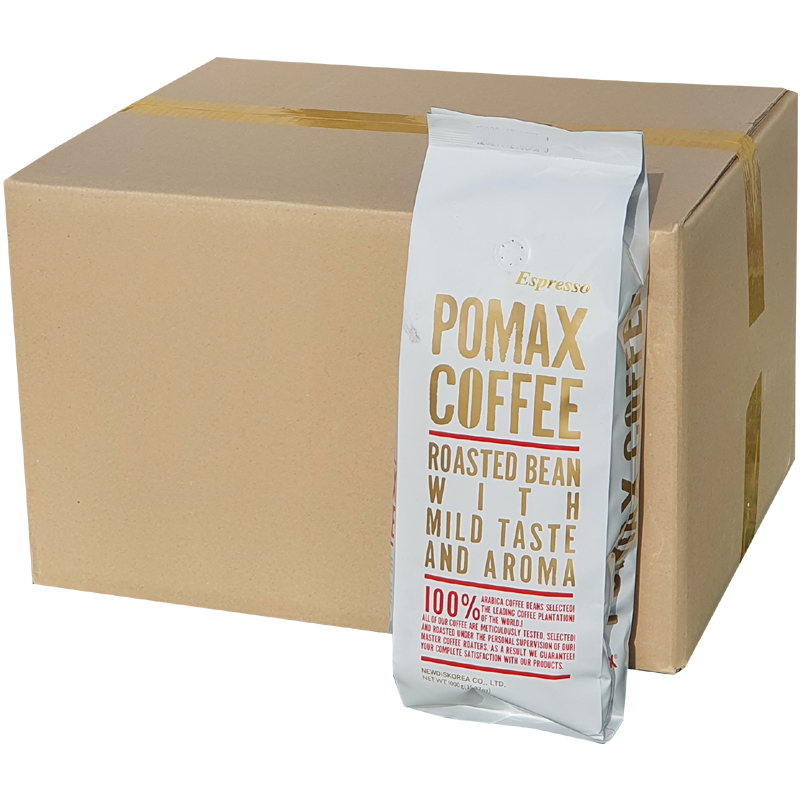 뉴디스코리아 포맥스 원두커피(로스팅) 홀빈원두 1kg-12개(1박스)