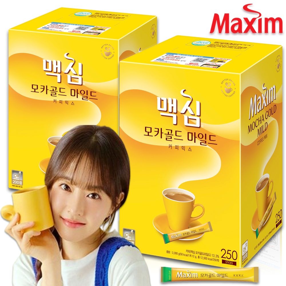 [동서식품]맥심 모카골드 마일드 커피믹스 250T + 250T/일반용or선물세트 랜덤발송