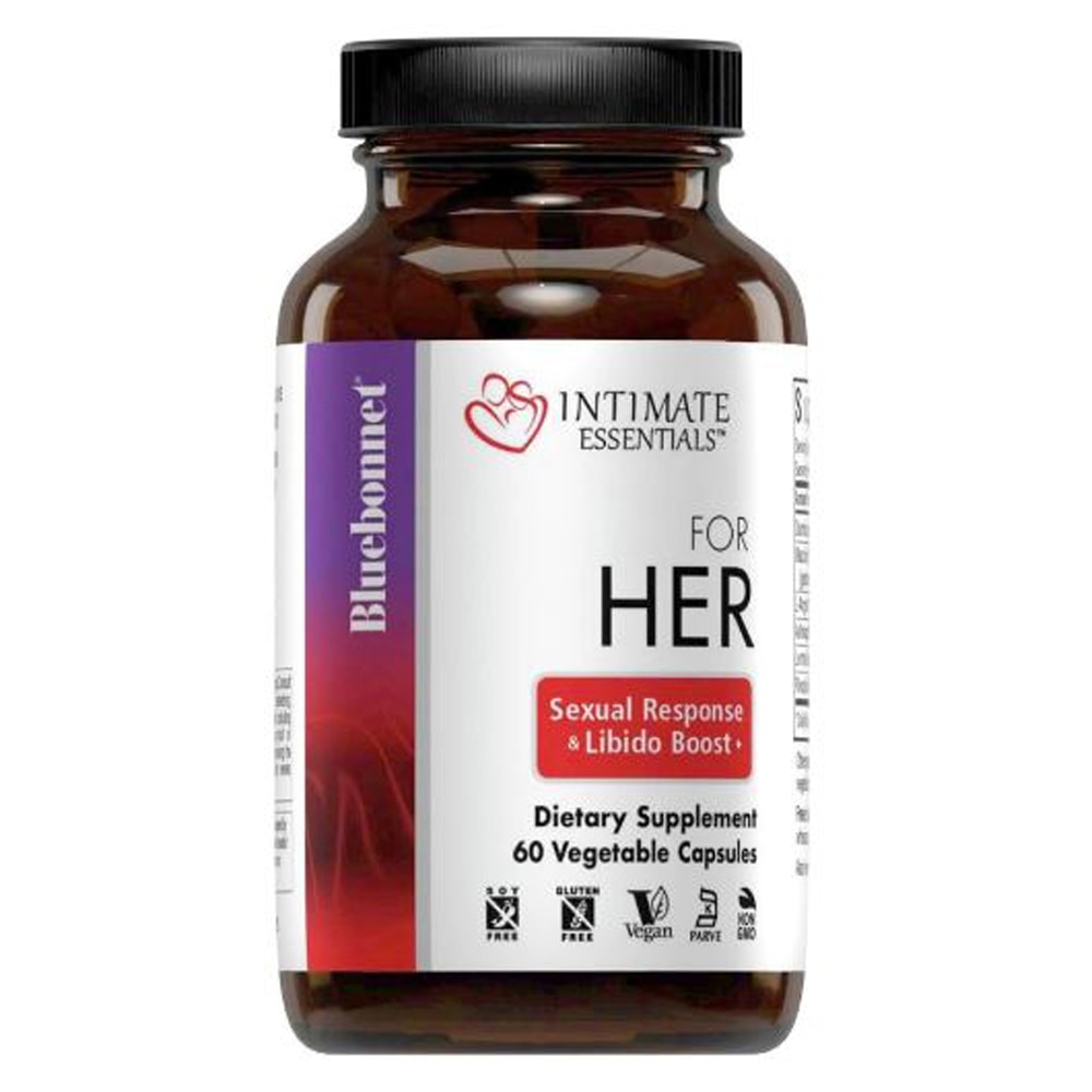 [해외] 블루보넷 뉴트리션: 그녀의 성적 반응과 성욕 증진을 위한 인티메이트 에센셜 -- 60 식물성캡슐