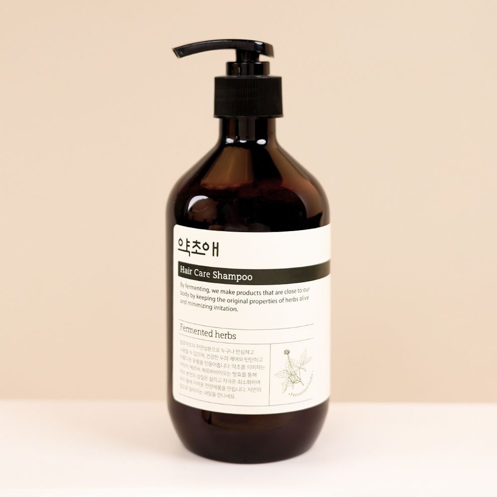 약초애 [리뷰등록시 1천P적립] 탈모 헤어케어 세트 (건성용 대용량 두피 약초애 샴푸 500ml + 두피 스프레이 에센스 120ml)