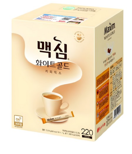 [오늘출발] 맥심 화이트 골드 11.7g 220개입