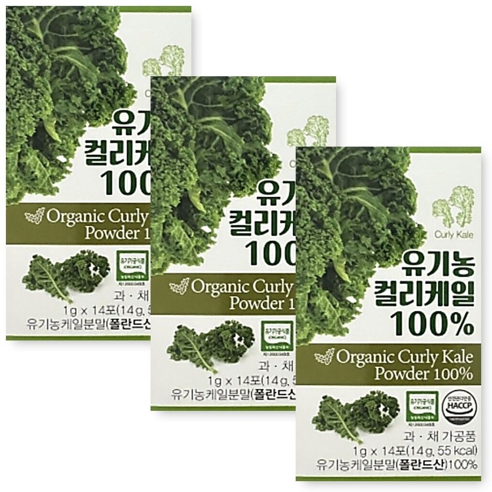 페이지 내 별도 표기 닥터에이드 유기농 컬리케일 100 곱슬케일 타임지선정 슈퍼푸드 3박스