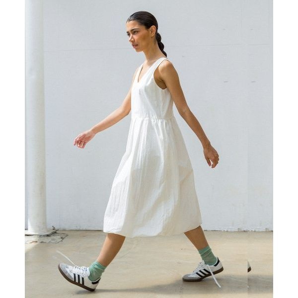 AGENT PEEK AGP 더블 슬리브 드레스 화이트 235084