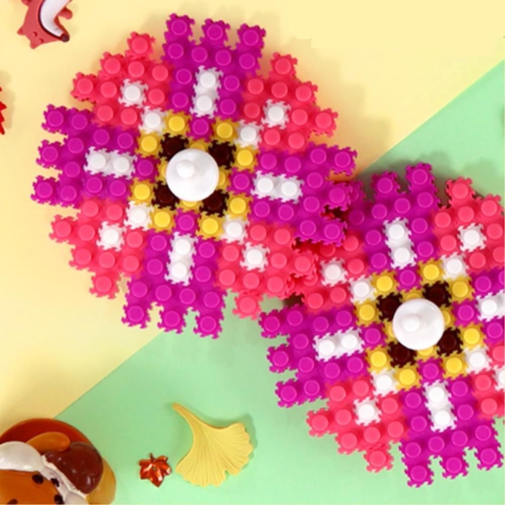 [협력업체][오늘출발] 코스모스 꽃 유아 어린이 디폼블럭 팽이 만들기 주간보호센터 아동미술만들기