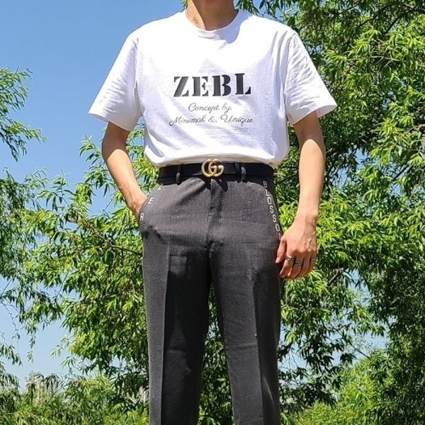 [제로블라썸]컨셉로고티셔츠(WHITE)
