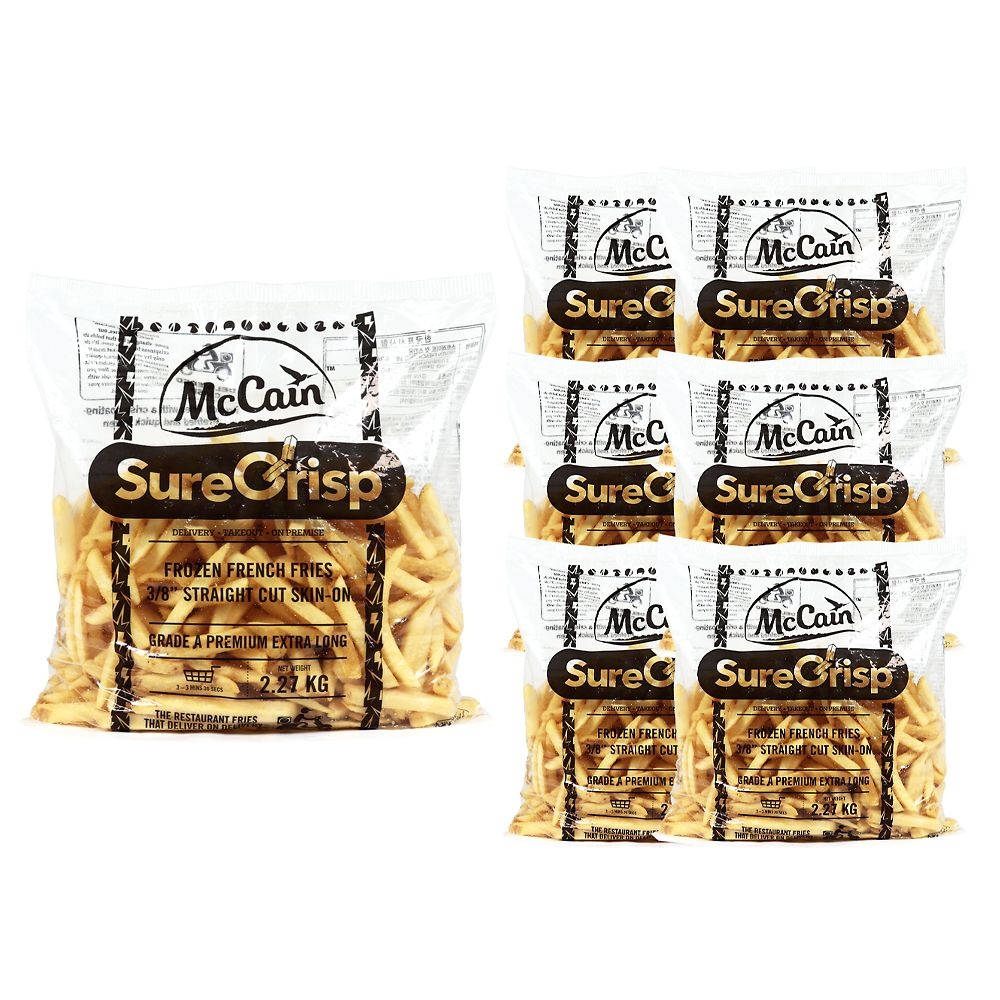 [Mccain Foods]멕케인 스트레이트 컷 스킨온 2.27kg / 냉동 한박스 (2.27kg x 6ea)