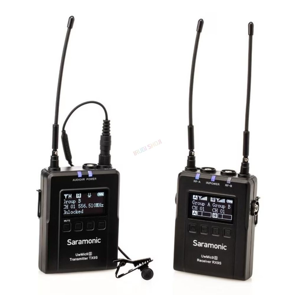 [해외] 사라모닉 무선마이크 라벨리아 UwMic9S Kit1 유튜브 핀마이크