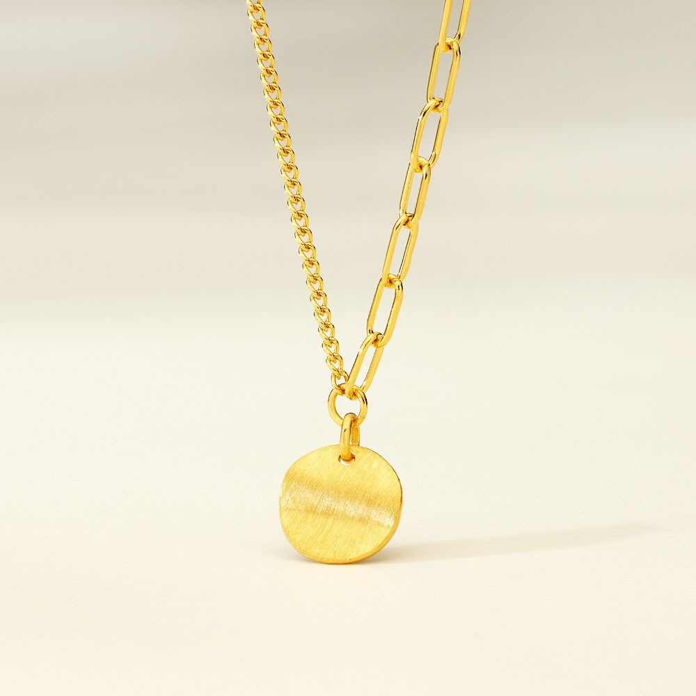 펠리체골드] 24K 순금 볼륨 코인 목걸이 11.25g+18K 잠금