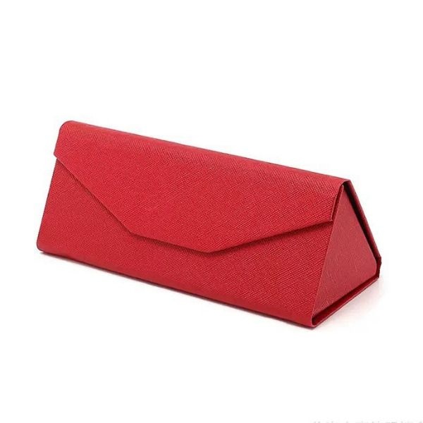 휴대용 접이식 안경케이스 보관함 정리함 삼각케이스