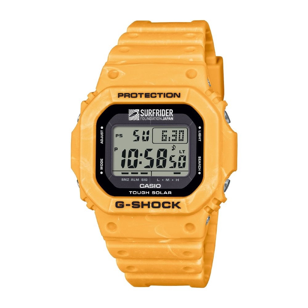[해외] 카시오 [솔라 워치] G-SHOCK (G shock) 서프라이더 파운데이션 재팬 콜라보레이션 모델 옐로우 G-5600SFJ-9JR