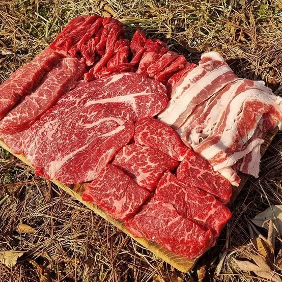  [가성비 끝판왕] 소고기 4팩 실속 세트 1kg 등심 살치 채끝 토시 