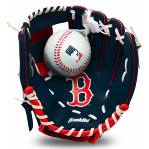 프랭클린 MLB 보스턴 9.5인치 주니어 야구글러브 네이비 76099F02